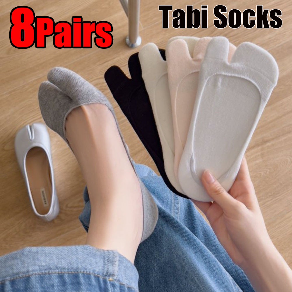 No Show Sock Women - Calzini Tabi in Cotone da Donna,